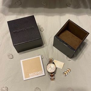 Michael Kors Rose Gold Stainless Steel Watch